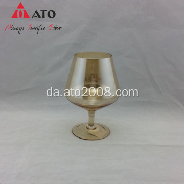 Amber Crystal Brandy Glass Cup husholdningsglasskop